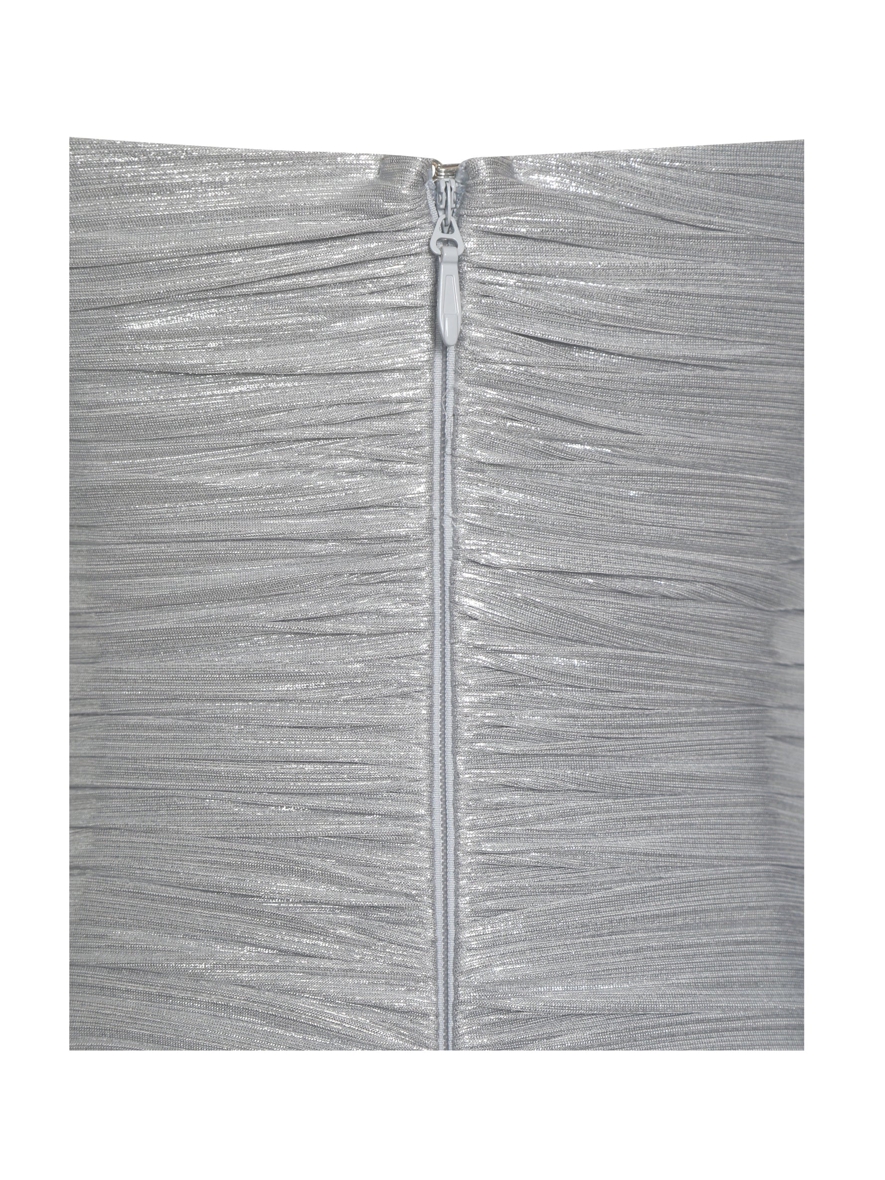 Palmer Silver Glitter Drop Waist Maxi Dress Miss Circle