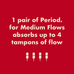 The High Waisted Period. in Microfiber For Medium Flows - Glamourous Grace