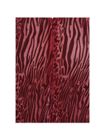 Cerise Scarlet Burnout Velvet Multiwear Mesh Ribbon Maxi Dress