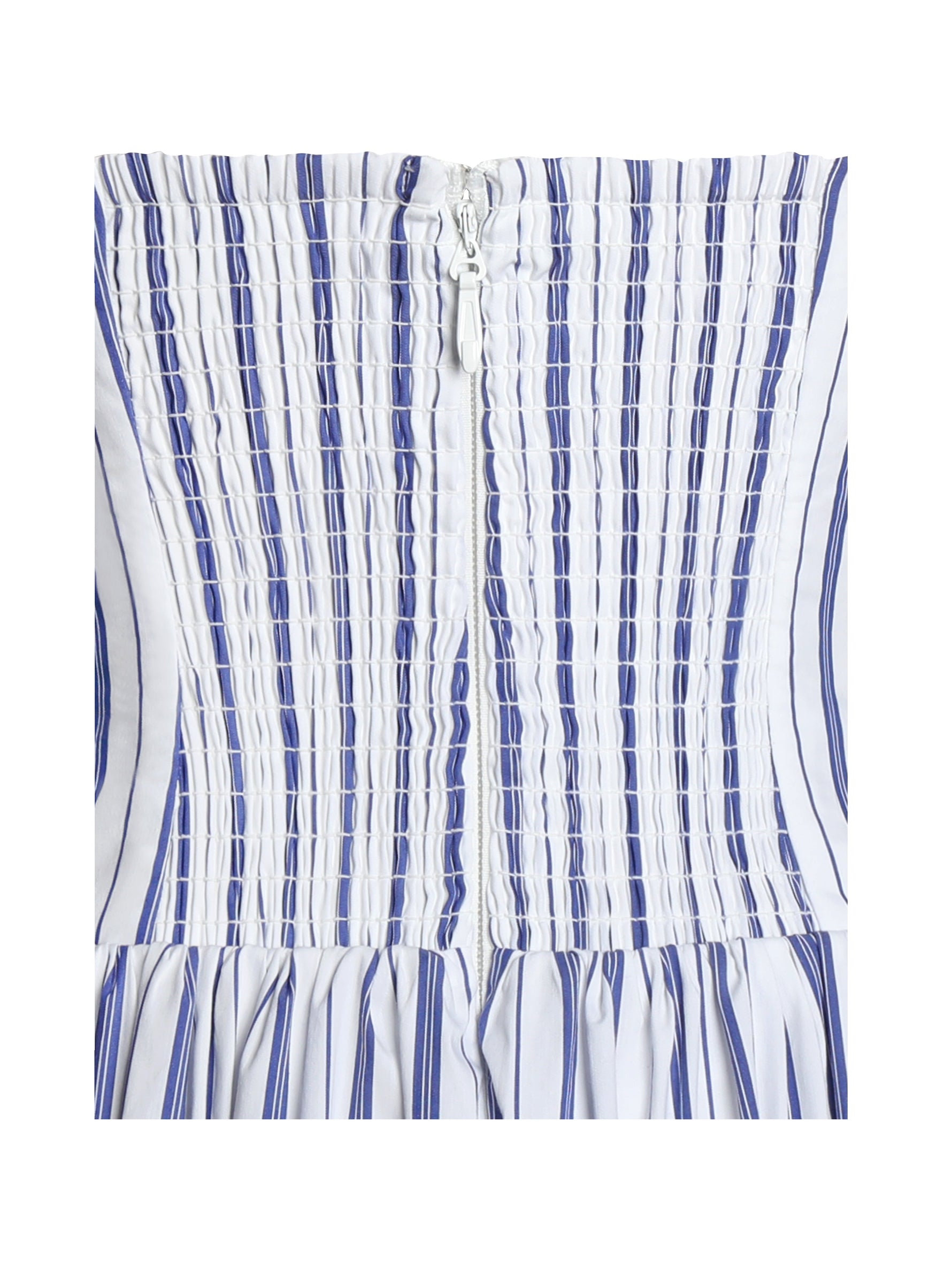 Mackenna Navy Stripe Halter Smock Back Maxi Dress Miss Circle