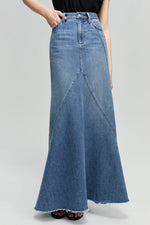 Ocean Wave Denim Skirt HJ821