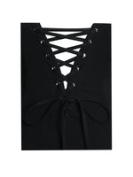 Dahliana Polka Dot Bubble Hem Corset Mini Dress Miss Circle