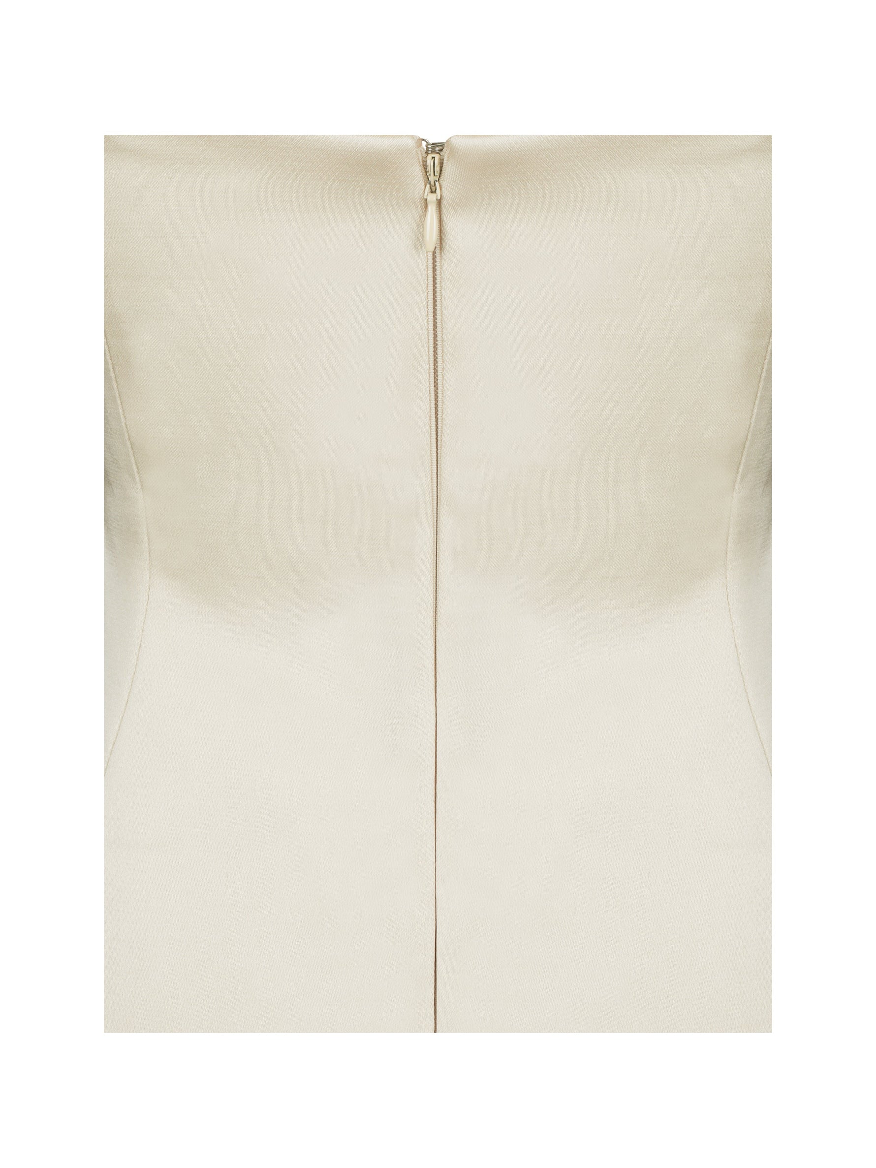 Gracie Butter Yellow Ruched Satin Midi Dress Miss Circle