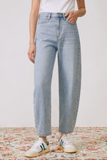 Queens Of Noise High Rise Barrel Jeans HJ026 [FINAL SALE] Hey Joanie