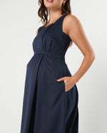 INTO THE BLUE Empire Maternity & Nursing Dress (Regular & Petite)