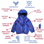 Car Seat Coat | The Road Coat Transition - Royal Blue