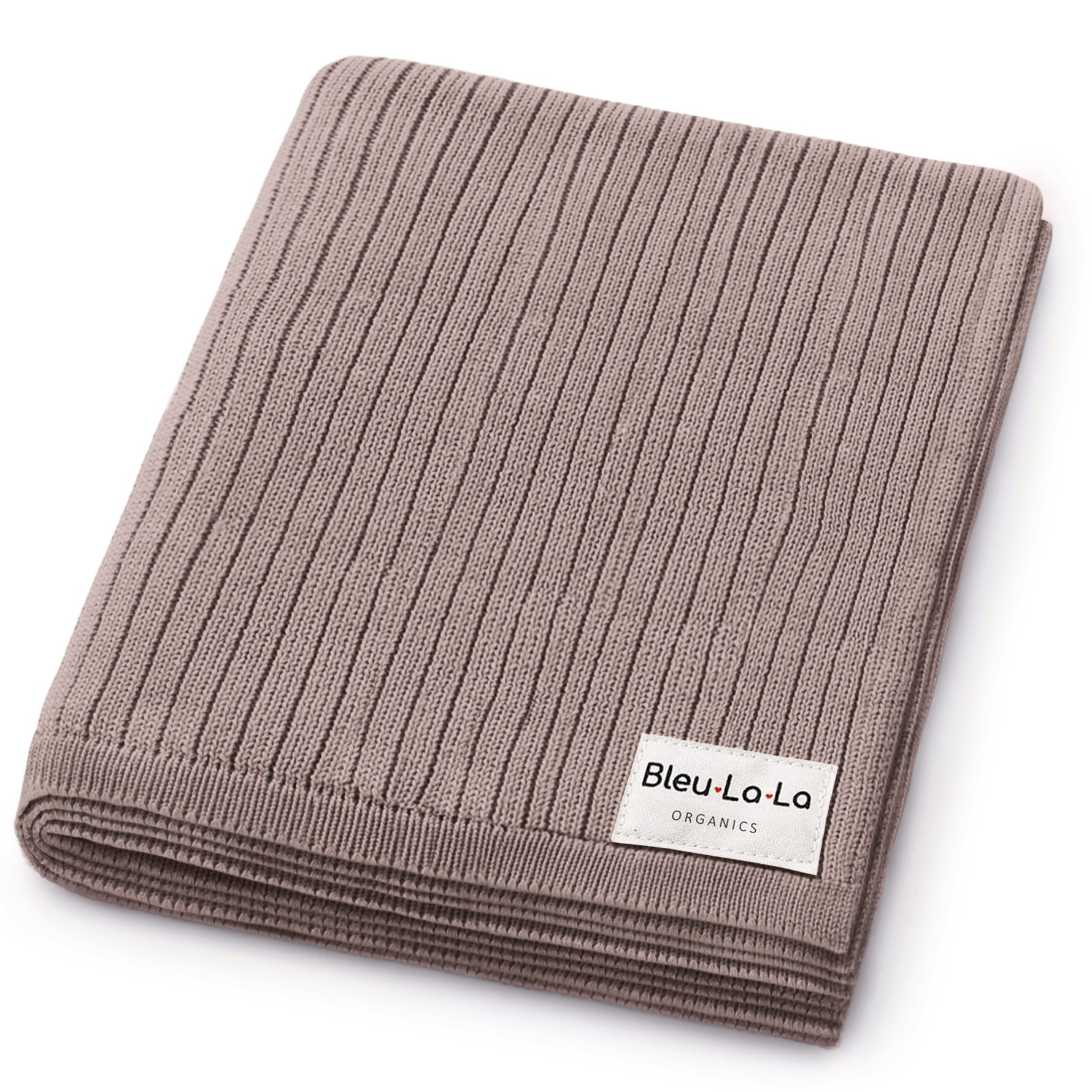 Organic Ribbed Knit Cotton Baby Blanket - By Baano