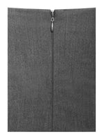 Hazel Grey Preppy Halter Neck Pleated Mini Dress Miss Circle