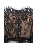 Faris Mahogany Plunging Halter Belted Mini Dress