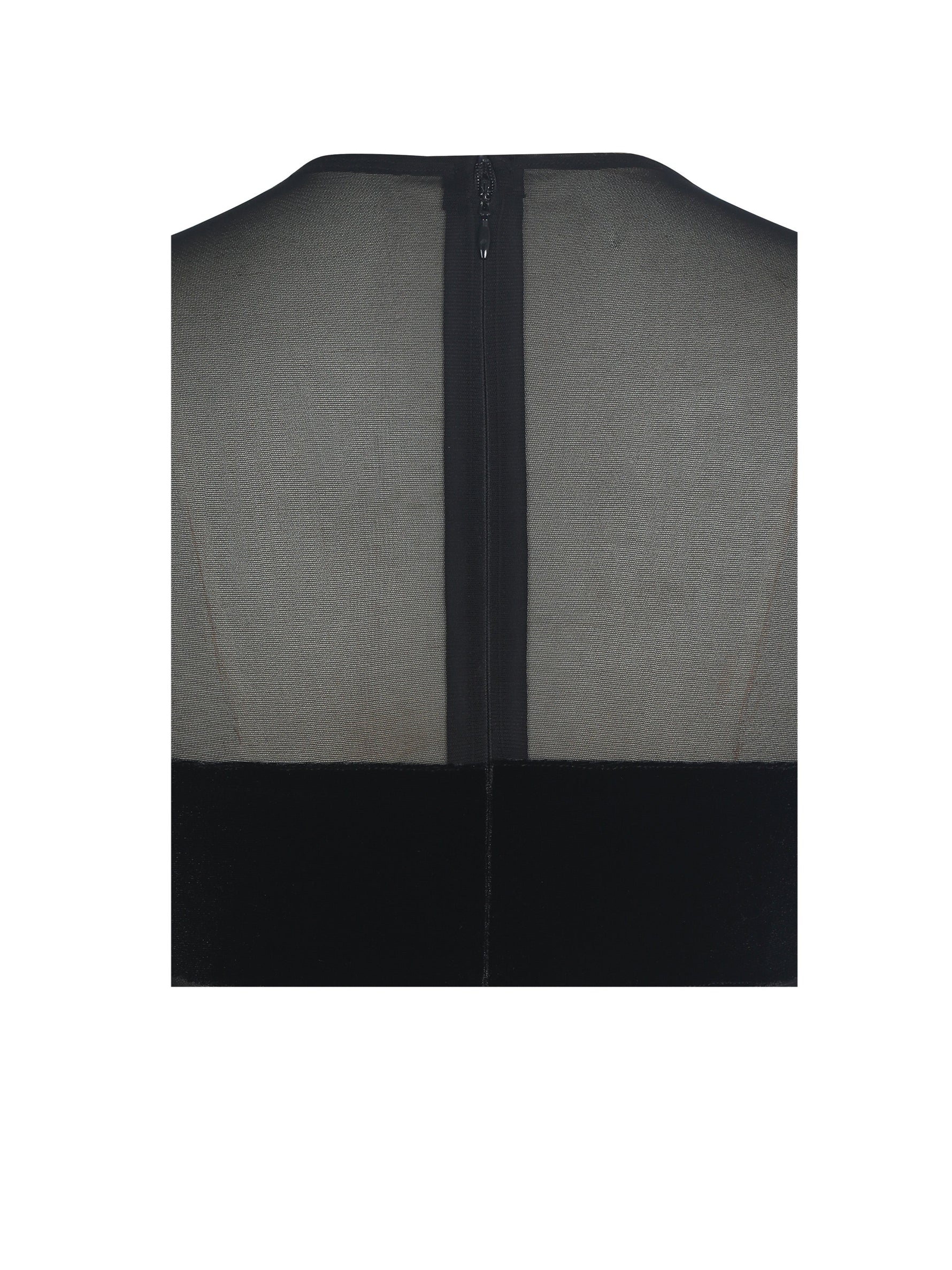 Quielle Black Mesh and Velvet Midi Bodycon Dress Miss Circle