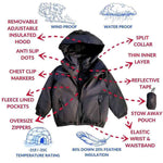 Car Seat Coat | The Road Coat Arctic - Black