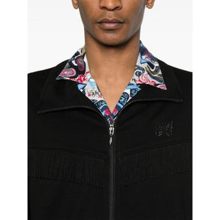FRINGE TRACK JACKET RAYON JERSEY - By Baano