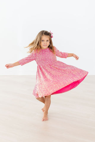 SALE Hot Pink Sequin Dress - By Baano