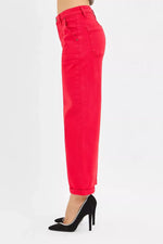 Risen High Rise Ankle Cuffed Barrel Pants Chic Everyday