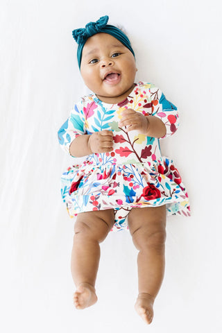 SALE Winter Berries Twirl Bodysuit - By Baano