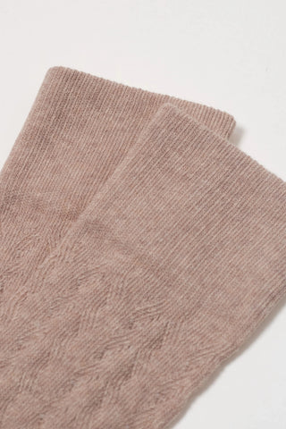 Cotton Knee Highs Conte Classic 010 - Cotton Blend and Knitted Pattern - By Baano