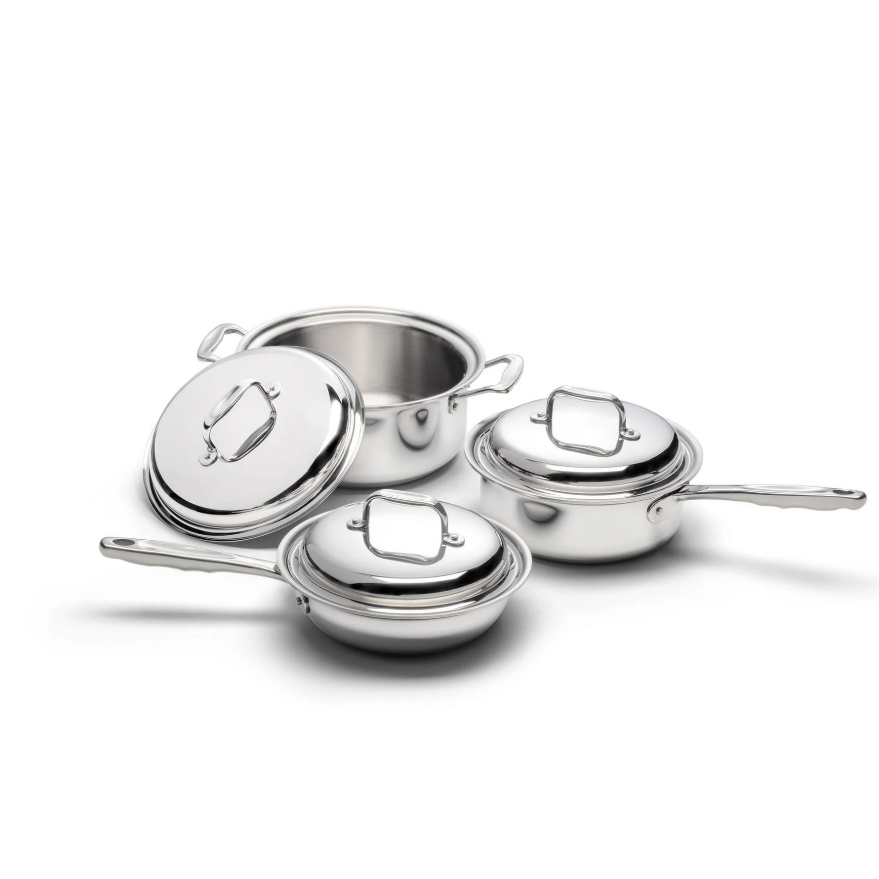 6 Piece Stainless Steel Cookware Set - By Baano