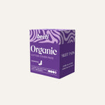 Besti 100% Organic Cotton Night Pads (10 Count) - By Baano