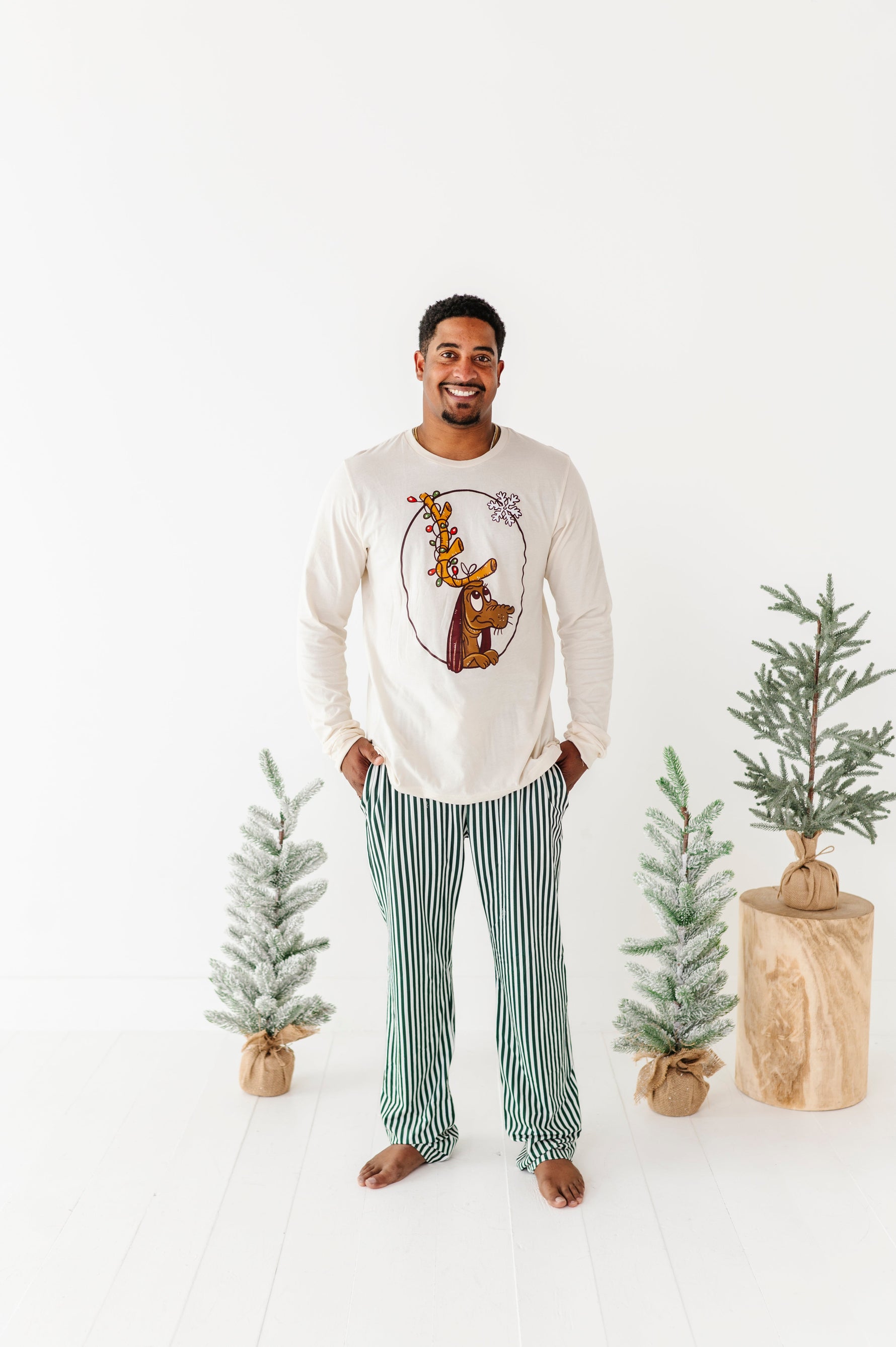 Green Stripes | MEN’S PJ Pants - By Baano