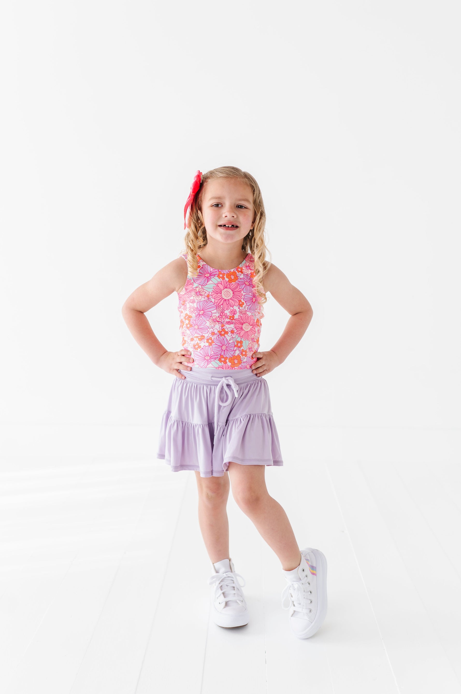 Very Violet | 2-tiered Skort - By Baano