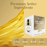 24K Gold & Collagen Daily Face Moisturizer - Dermatologist Tested, Reduces Fine Lines, Anti-Aging, Clean Beauty, Cruelty-Free Korean Skincare, All Skin Types - 1.69 Oz