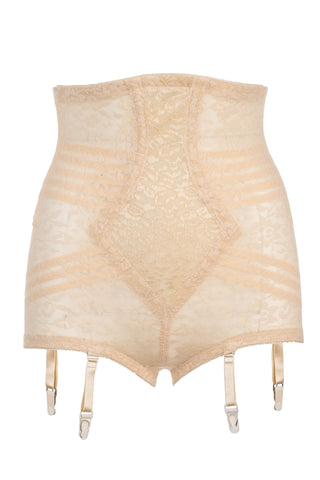 High Waist Extra Firm "No Roll" Panty Girdle with Detachable Garters | Style 6107 Rago Shapewear