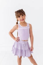 Very Violet | 2-tiered Skort - By Baano