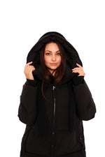 Double-hooded Insulated Bio-Down Coat