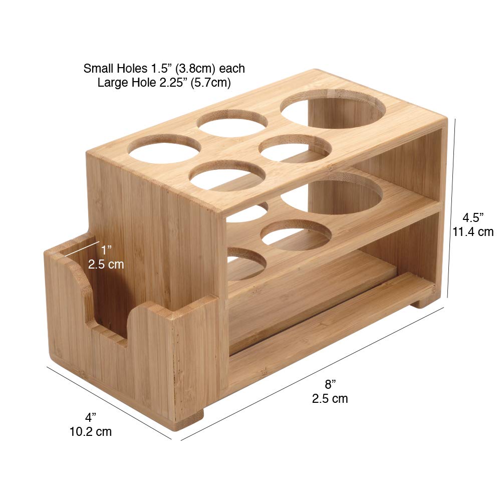 Bamboo Electric Toothbrush & Toothpaste Holder