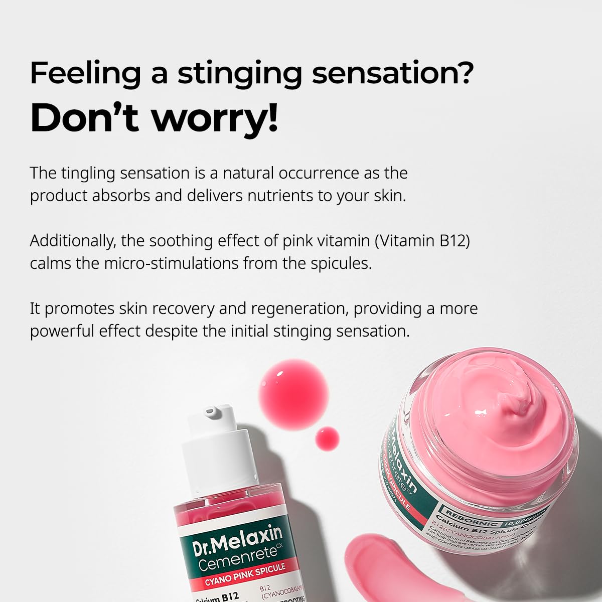 Dr. Melaxin Cemenrete Cyano Pink Spicule Serum - By Baano