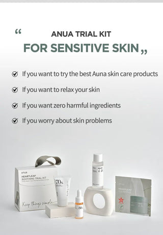 ANUA Heartleaf Soothing Trial Kit - By Baano