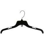 484 Black Plastic Hangers with 360 Rotating Metal Hook and Notches for Straps - Glamourous Grace