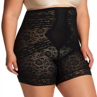 Style 6207 |  No Roll High Waist Lace Thigh Slimmer with Extra Firm Support Rago Shapewear