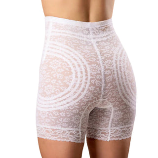 Style 6207 |  No Roll High Waist Lace Thigh Slimmer with Extra Firm Support Rago Shapewear
