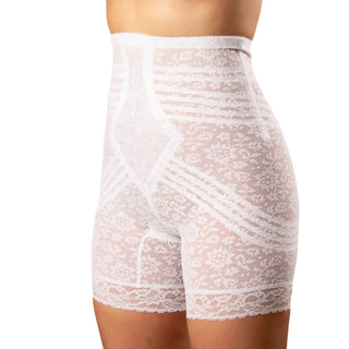 Style 6207 |  No Roll High Waist Lace Thigh Slimmer with Extra Firm Support Rago Shapewear