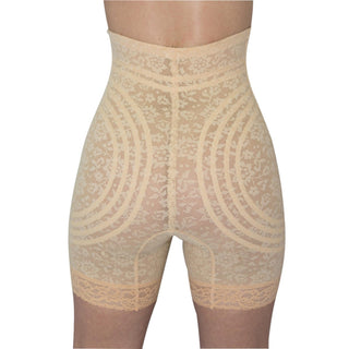 Style 6207 |  No Roll High Waist Lace Thigh Slimmer with Extra Firm Support Rago Shapewear