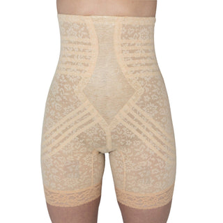 Style 6207 |  No Roll High Waist Lace Thigh Slimmer with Extra Firm Support Rago Shapewear