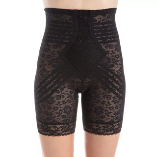 Style 6207 |  No Roll High Waist Lace Thigh Slimmer with Extra Firm Support Rago Shapewear