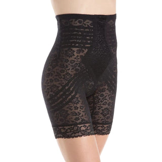 Style 6207 |  No Roll High Waist Lace Thigh Slimmer with Extra Firm Support Rago Shapewear