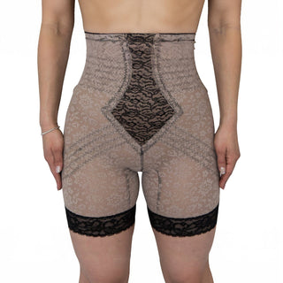 Style 6207 |  No Roll High Waist Lace Thigh Slimmer with Extra Firm Support Rago Shapewear