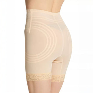 Style 6209 | Breathable High Waist Thigh Slimmer | No Roll Power Mesh Hourglass Shaper |  Firm to Extra Firm Support Rago Shapewear
