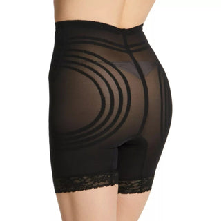 Style 6209 | Breathable High Waist Thigh Slimmer | No Roll Power Mesh Hourglass Shaper |  Firm to Extra Firm Support Rago Shapewear