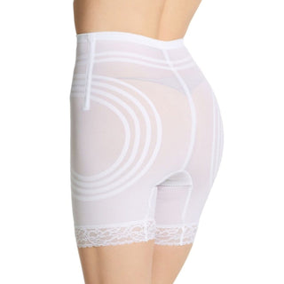 Style 6209 | Breathable High Waist Thigh Slimmer | No Roll Power Mesh Hourglass Shaper |  Firm to Extra Firm Support Rago Shapewear
