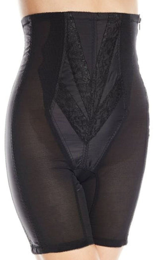 Style 6210 | High Waist Long Leg Shaper with Side Zipper |  Extra Firm Control Rago Shapewear