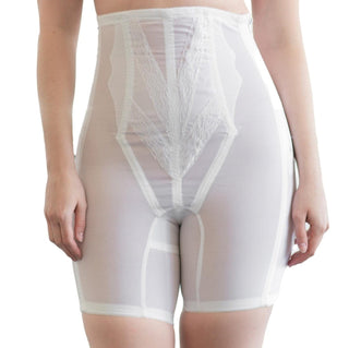 Style 6210 | High Waist Long Leg Shaper with Side Zipper |  Extra Firm Control Rago Shapewear