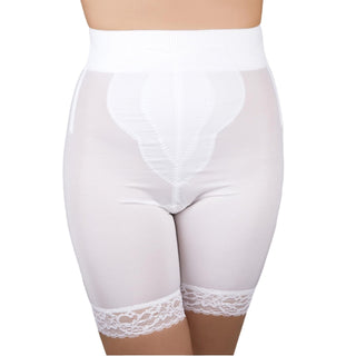 Style 6226 | High Waist Thigh Slimmer with Tulip Front Panel | Memory Compression Fabric | Medium Support Rago Shapewear