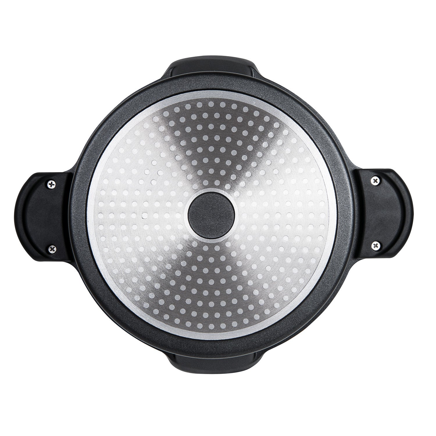 MASTERPAN Nonstick Stock & Pasta Pot With Glass Lid Strainer, 5 QT., 9