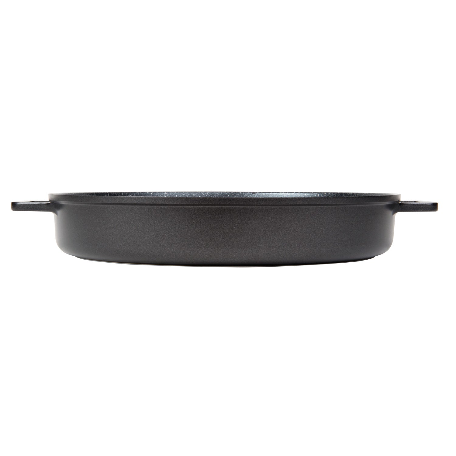 MASTERPAN Nonstick Stovetop Oven Grill Pan & Stainless Steel Lid, Black 12