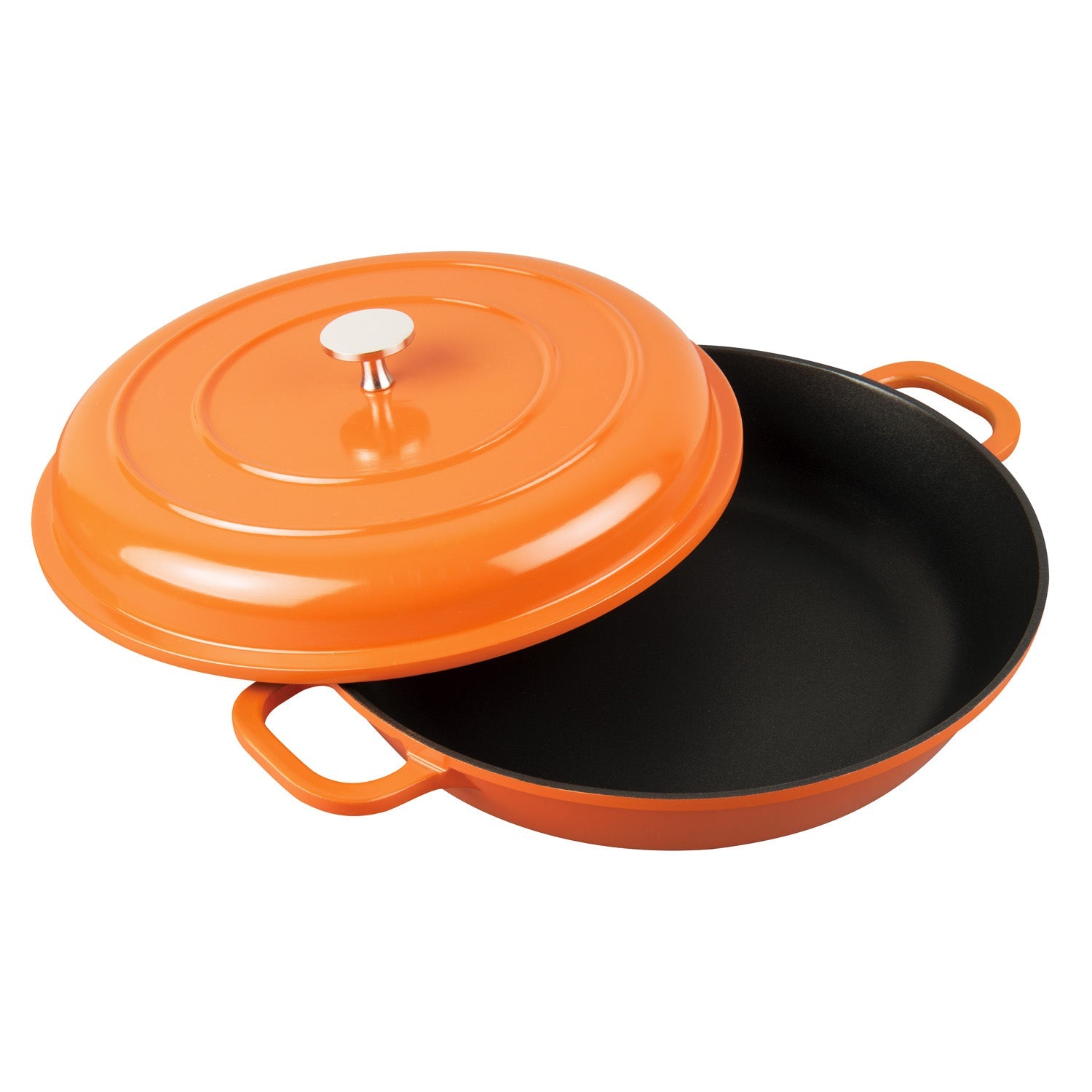 MASTERPAN Nonstick Dutch Casserole, Orange 3 Qt. 11" (28cm)