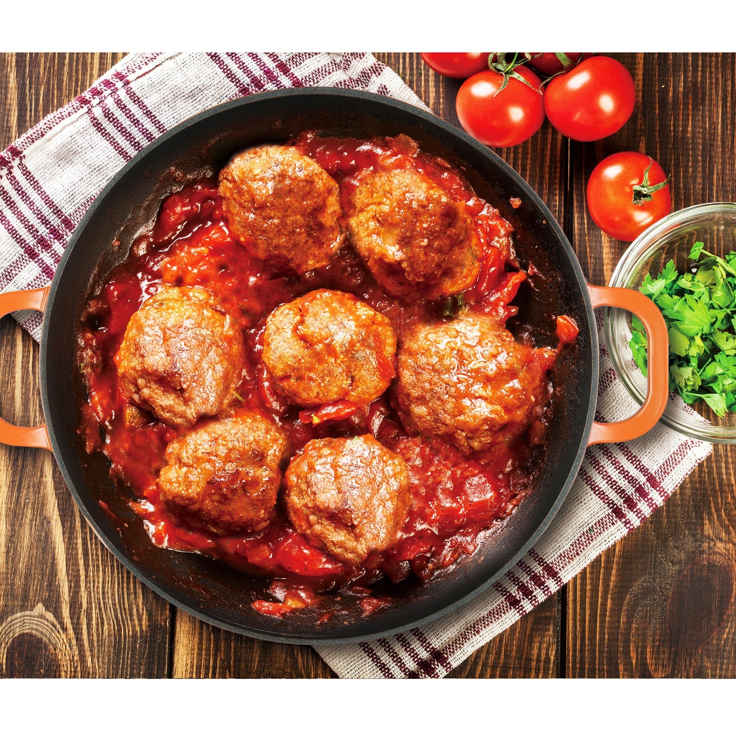 MASTERPAN Nonstick Dutch Casserole, Orange 3 Qt. 11